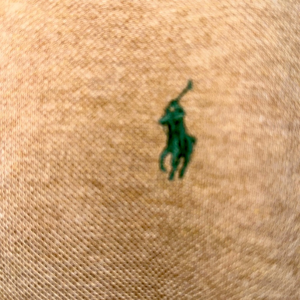 Tan polo xxl long sleeved shirt